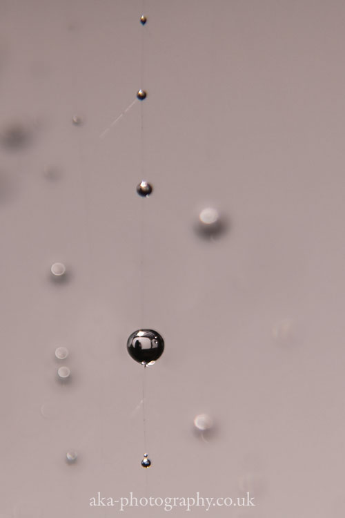 macro water droplets