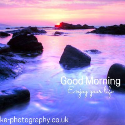 Sunrise over the sea