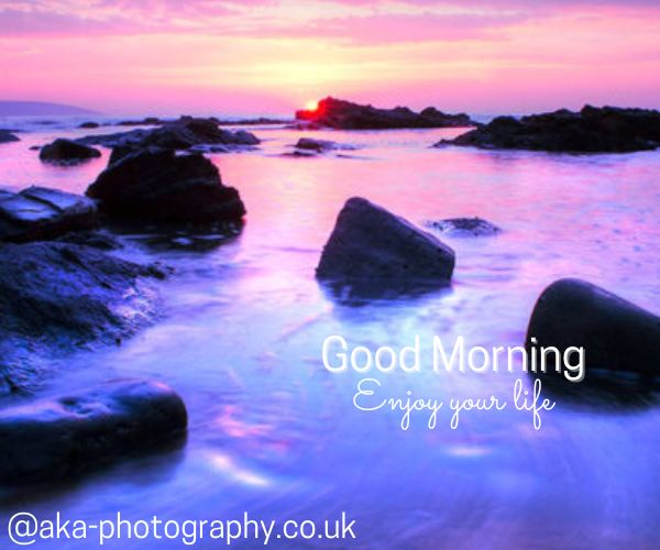 Sunrise over the sea