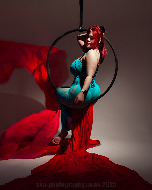 aerial hoop and aerial silks