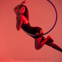 Aerial hoop photography