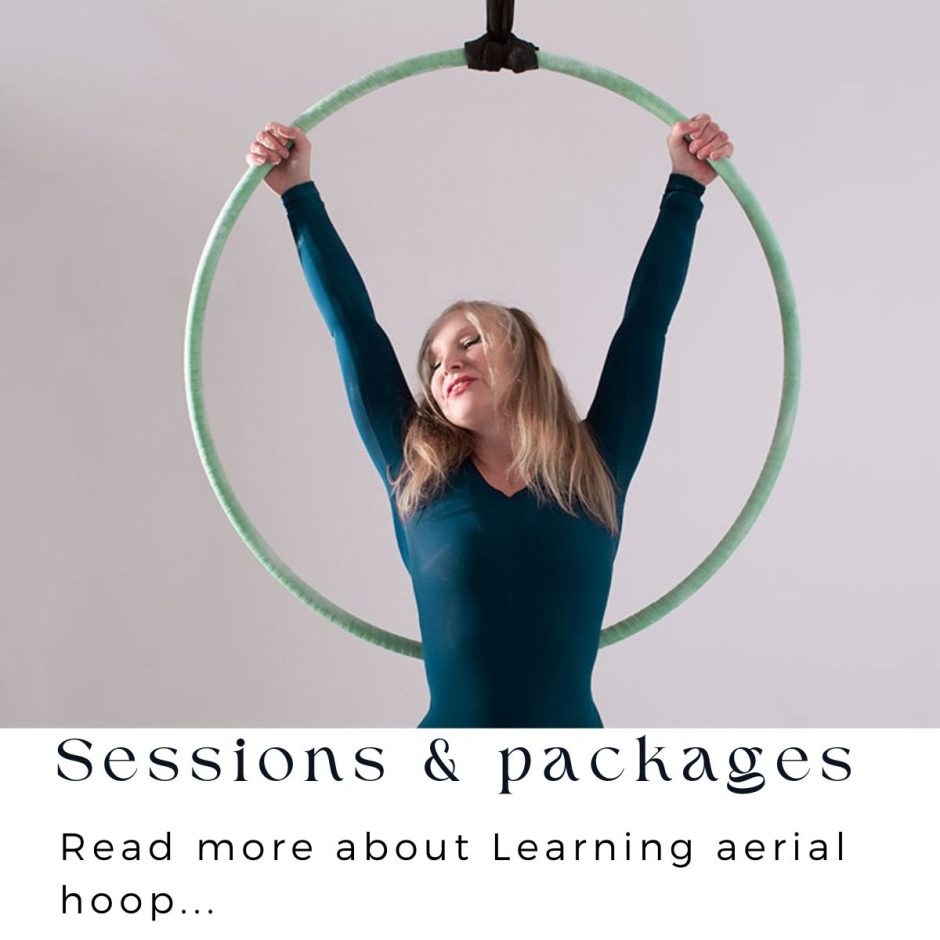 Aerial hoop sessions and packages