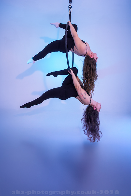 Aerial hoop duo photos